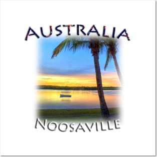 Australia - Noosaville at Sunset Posters and Art